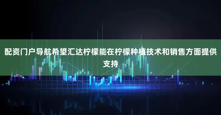 配资门户导航希望汇达柠檬能在柠檬种植技术和销售方面提供支持